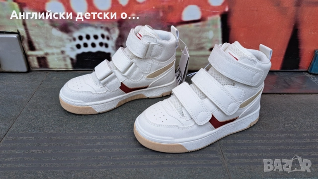 Английски детски кецове-Zara, снимка 6 - Детски маратонки - 51628766