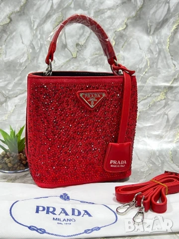 чанти с камъни prada , снимка 14 - Чанти - 50745496