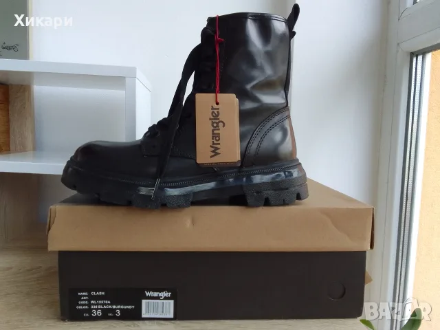 Кубинки естествена кожа Wrangler 36/37