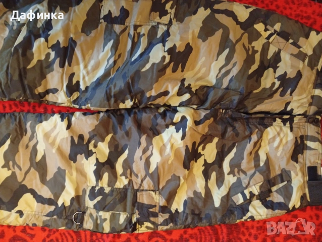 Дебел панталон за лов и риболов, водонепромокаем , снимка 2 - Панталони - 54083735