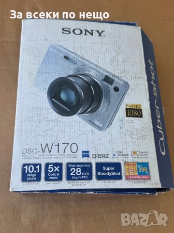 Цифров фотоапарат Sony Cybershot DSC-W170 , Sony DSC-W170 , 10.1mp, снимка 18 - Фотоапарати - 51819511