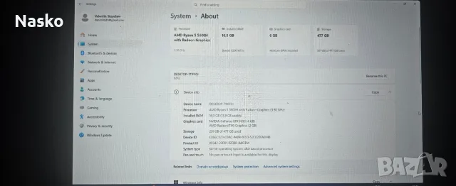лаптоп Lenovo PC, снимка 3 - Лаптопи за дома - 56440054