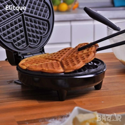 Гофретник Voltz,1200W, 5 гнезда, Инокс, снимка 3 - Друга електроника - 52889148