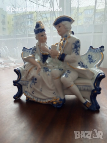 Фигура от порцелан, немска, колекционерска, красива, снимка 8 - Колекции - 52318831