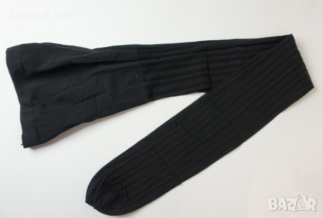 Emilio Cavallini S/M нов луксозен фигурален черен чорапогащник, снимка 4 - Бельо - 44685488