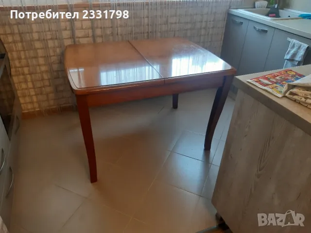 кухненска маса от масив ., снимка 1