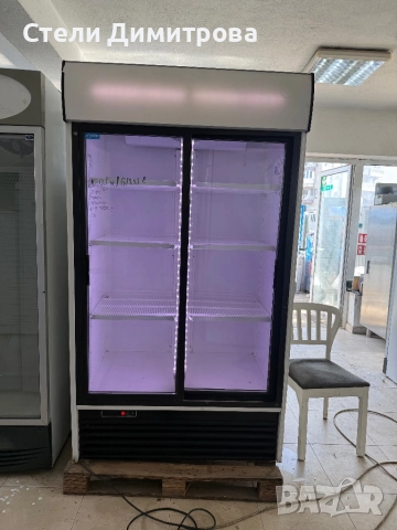 Двойна хладилна витрина 112/70/200см, снимка 5 - Витрини - 52279010