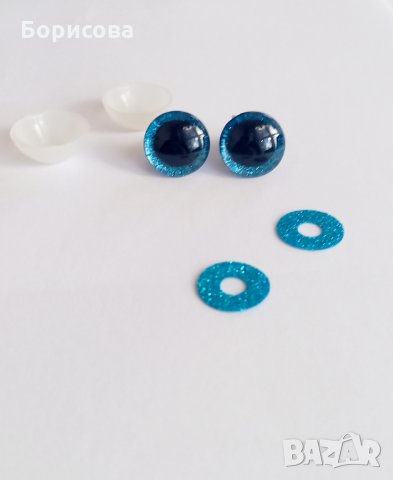 3D блестящи очички за амигуруми , снимка 3 - Други - 34991760