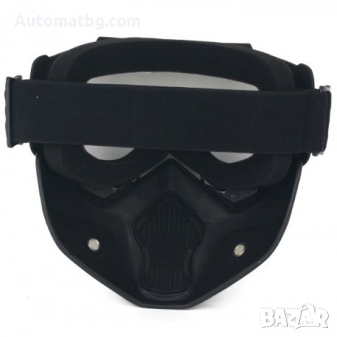 Очила за мотор Autoat, Маска за АТВ и скутер, Черен, снимка 3 - Аксесоари и консумативи - 40057250