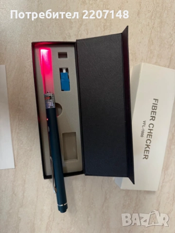 Визуален локатор на повреди в оптични влакна (Светулка), снимка 4 - Друга електроника - 53247249