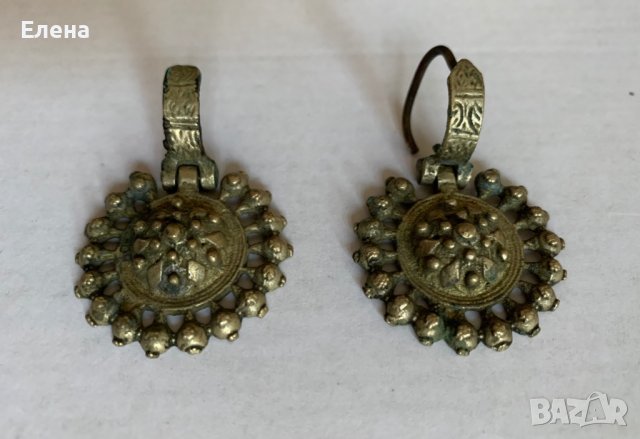 Арпалии, автентични възрожденски обеци от 19 в., снимка 3 - Антикварни и старинни предмети - 38478699