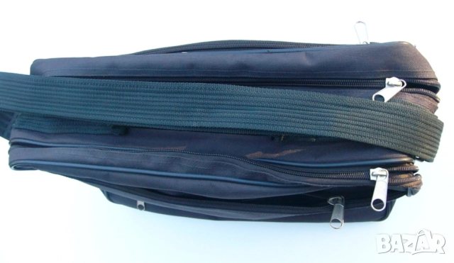 НОВ Оригинал Renato Ronaldo Бизнес ЧАНТА 40x30x18 см с Отделения Джобове Дръжка Ремък за Рамо БАРТЕР, снимка 5 - Чанти - 52310052