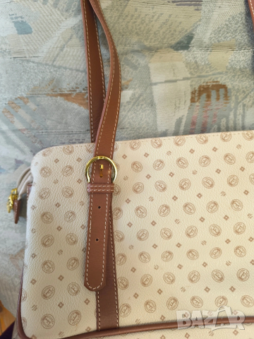 оригинална нова италианска чанта с кожени акценти неносена, снимка 2 - Чанти - 53098953