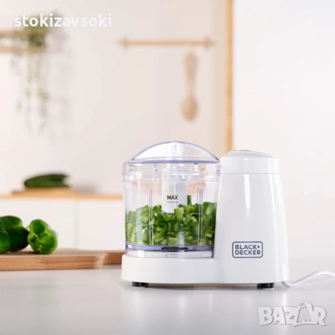 Чопър Black+Decker BXCH120E 120 W, 350 ml, снимка 8 - Чопъри и пасатори - 54093594