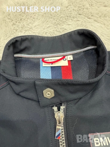 Мъжко софтшел яке BMW. Размер М, снимка 8 - Якета - 53940470