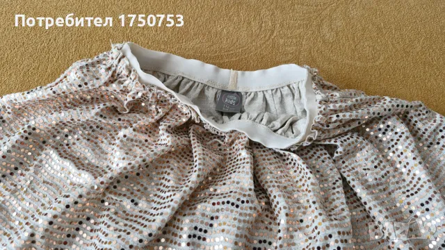 Празнични Поли - златиста и сребърна, снимка 5 - Детски рокли и поли - 47673716