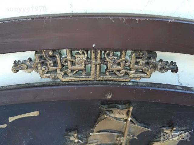 КОРАБ-ГОЛЯМА КАРТИНА 2805221714, снимка 12 - Антикварни и старинни предмети - 36903199