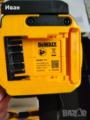 Винтоверт DeWalt DCD800E1, снимка 5 - Винтоверти - 54184297