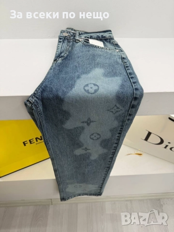 Louis Vuitton Дамски Сини Дънки Луис Витон Код SK23, снимка 3 - Дънки - 52463466