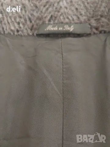 BALDESSARINI 🇮🇹 Size L-XL  Aлпака, Вълна Уникално дълго палто, снимка 7 - Палта, манта - 49163810