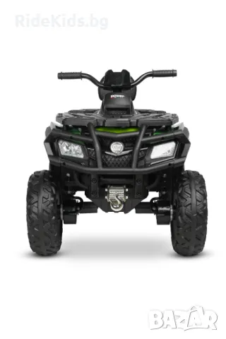 Акумулаторен детски Quad 24V, 4x4, Музикален модул с Bluetooth и USB | Ева Гуми, Зелен, снимка 2 - Детски велосипеди, триколки и коли - 50409569