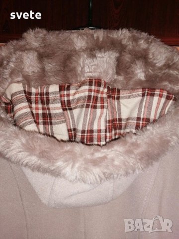 Елегантно дамско палто с подвижна яка, снимка 5 - Палта, манта - 31576732
