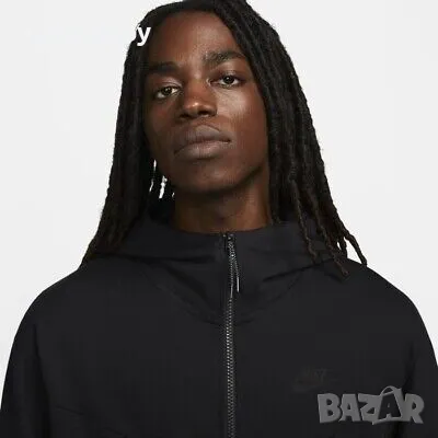 Nike Sportswear Tech Fleece Lightweight Full Zip Hoodie - ГОЛЯМО мъжко горнище 3ХЛ, снимка 2 - Спортни дрехи, екипи - 49393918