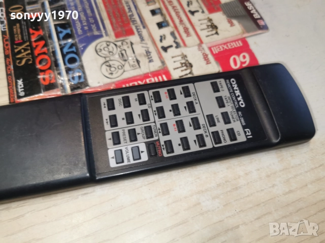 ONKYO R1 RC-286S AUDIO REMOTE-ВНОС SWISS 2612251021, снимка 5 - Ресийвъри, усилватели, смесителни пултове - 52902226