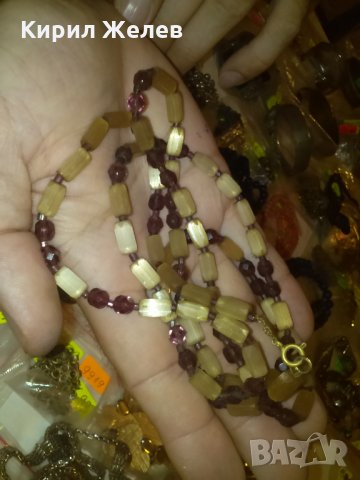 ОПУШЕН ФАСЕТИРАН КРИСТАЛ СТАРИННО ВИНТИДЖ с АМЕТИСТ и БРОНЗ 8691, снимка 8 - Антикварни и старинни предмети - 29638170