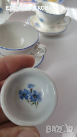 Кукленски порцеланов сервиз, снимка 5 - Сервизи - 54131342
