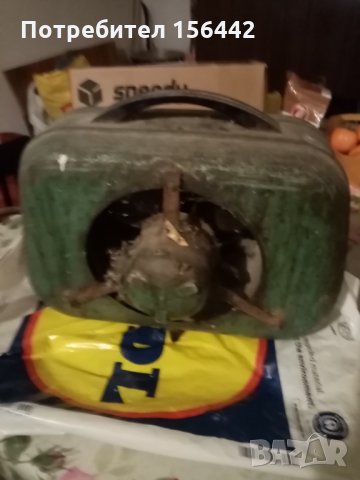 Ретро Духалка 1965г Масленозелена. , снимка 2 - Антикварни и старинни предмети - 34963707