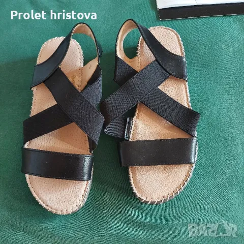 Елегантни,ластик и кожа, снимка 1