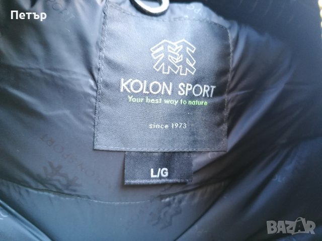 Продавам черно чисто ново качествено пухено яке Kolon Sport , снимка 6 - Якета - 38706158