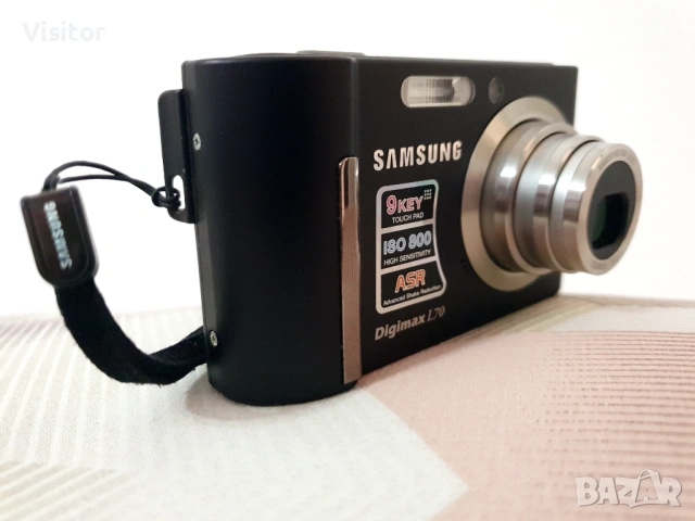 фотоапарат Samsung L70 Digital  , снимка 3 - Фотоапарати - 54254462