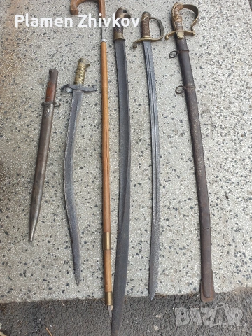 Стари саби , щикове бастуни, снимка 5 - Антикварни и старинни предмети - 54041130