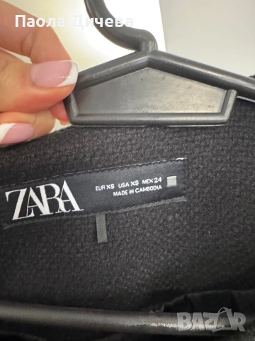 Сако Zara в черно, снимка 2 - Сака - 54225501