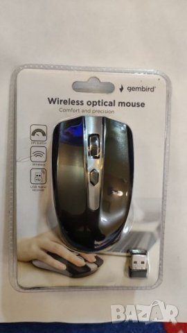 Безжична мишка Gembird. , снимка 2 - Клавиатури и мишки - 39688427