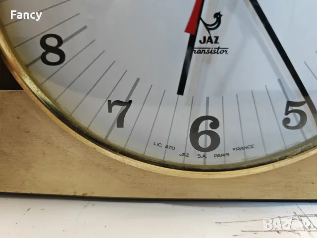Страхотен френски часовник Jaz, снимка 5 - Антикварни и старинни предмети - 49548730