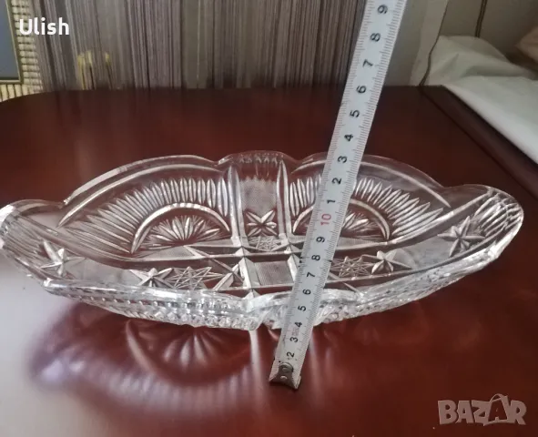 Кристална купа бонбониера Гондола, снимка 6 - Аксесоари за кухня - 49047830