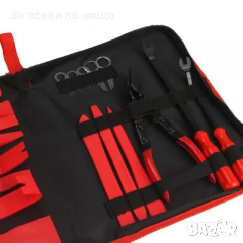 Комплект интериорни инструменти за демонтаж на компоненти по каросерията 19 части StahlMayer, снимка 4 - Други инструменти - 50360904