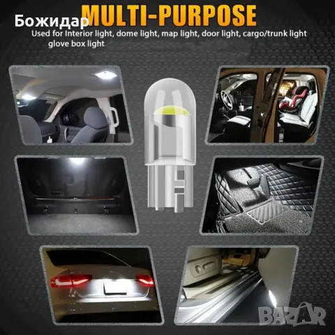 Led крушки Т10 за фарове, плафони и др.