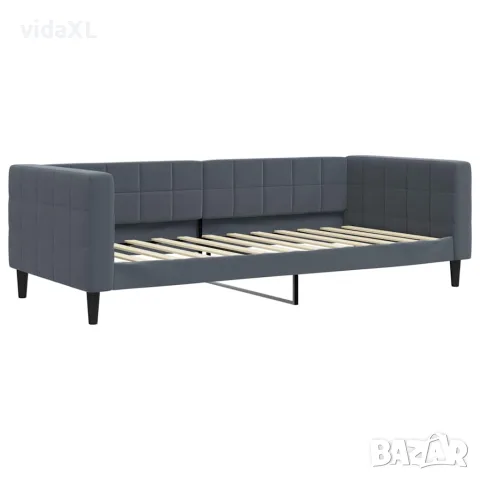 vidaXL Дневно легло с уширение и чекмеджета, без матрак, 90x200 см, снимка 6 - Спални и легла - 56146776