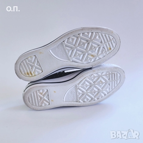 Converse All Star Lo Leather Black Silver 36, снимка 8 - Кецове - 51662533