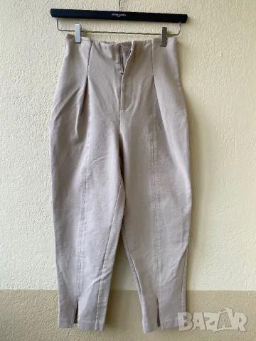 Бежови панталони H&M , снимка 4 - Панталони - 50437610