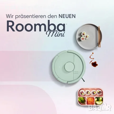 iRobot Roomba Mini – 7000 Pa, LiDAR, моп и AutoEmpty станция, снимка 3 - Прахосмукачки - 55879824