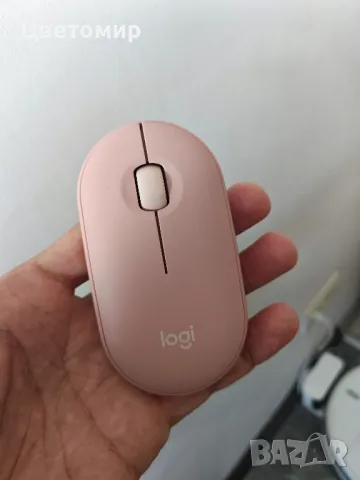 Logitech Pebble Mouse 2 M350s /Bluetooth , снимка 2 - Клавиатури и мишки - 50251053