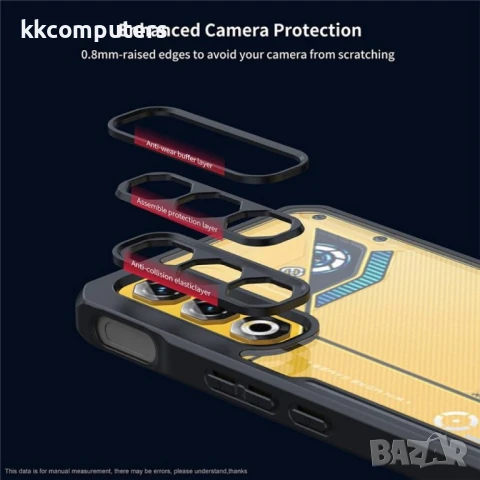 ZTE nubia Neo 3 GT 5G XUNDD Удароустойчив Калъф TPU+Acrylic и Протектор, снимка 4 - Калъфи, кейсове - 50709197