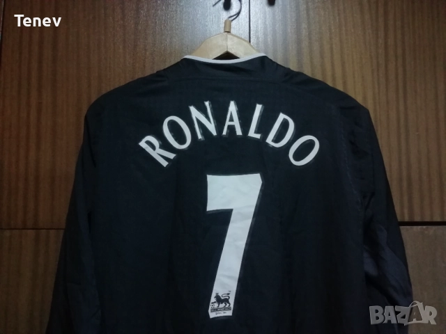 Manchester United Ronaldo Away 2003 2004 2005 Nike Long Sleeve Роналдо Манчестър Юнайтед екип , снимка 3 - Тениски - 52886823