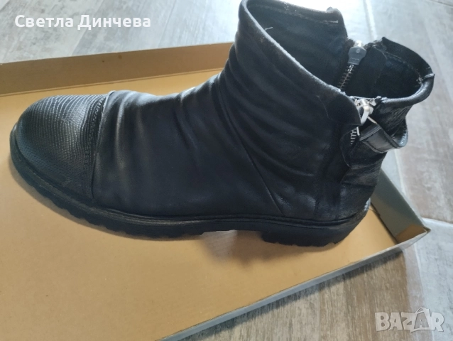 боти естествена кожа, снимка 4 - Дамски боти - 52535929