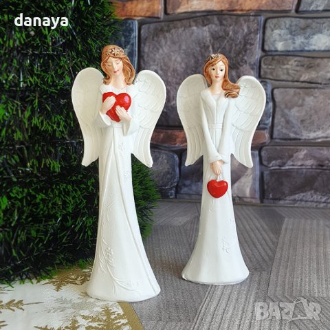 3123 Сувенир статуетка Ангел със сърце, снимка 6 - Декорация за дома - 38324383